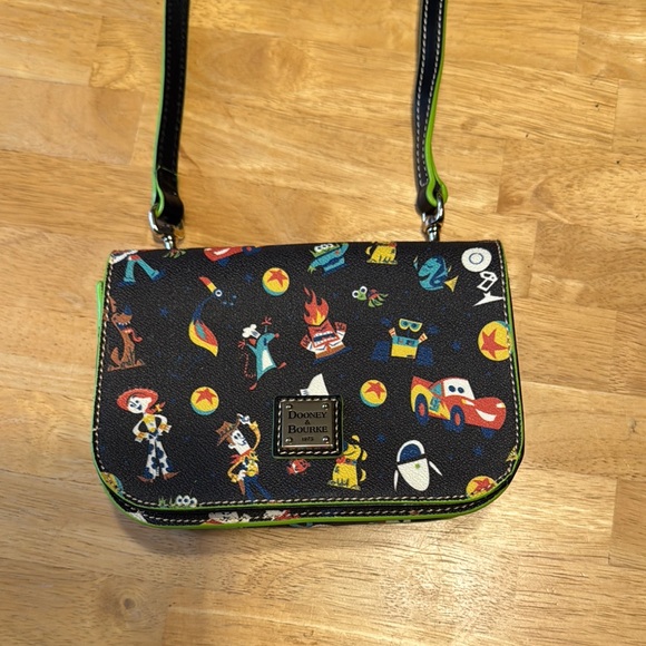 Disney Pixar Dooney & Bourke Black Crossbody Bag